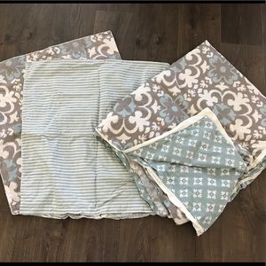 Real Simple duvet cover and Euro shams